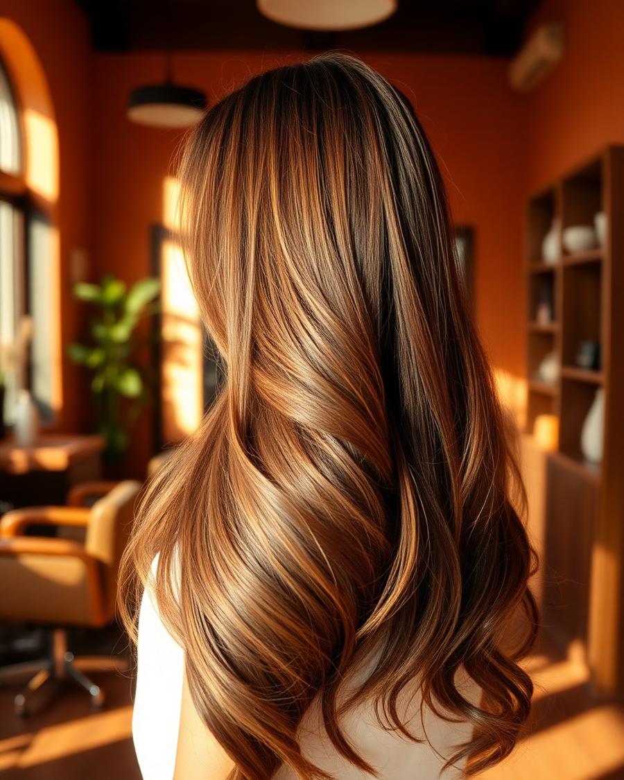 Melena con extensiones naturales en Coiffeur Senselo, Berna
